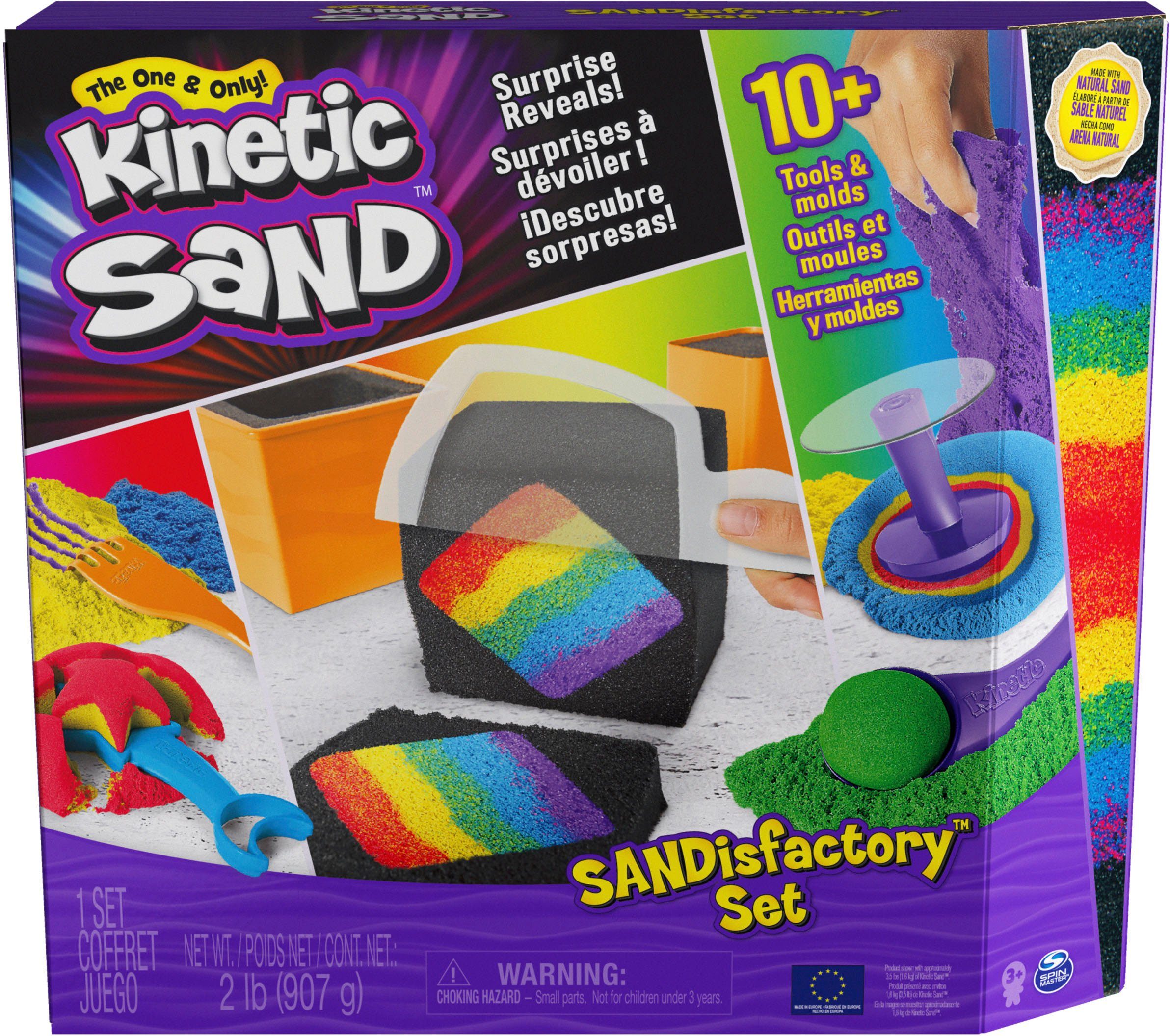 Spin Master Kreativset Kinetic Sand, Sandisfactory Set, Made in Europe