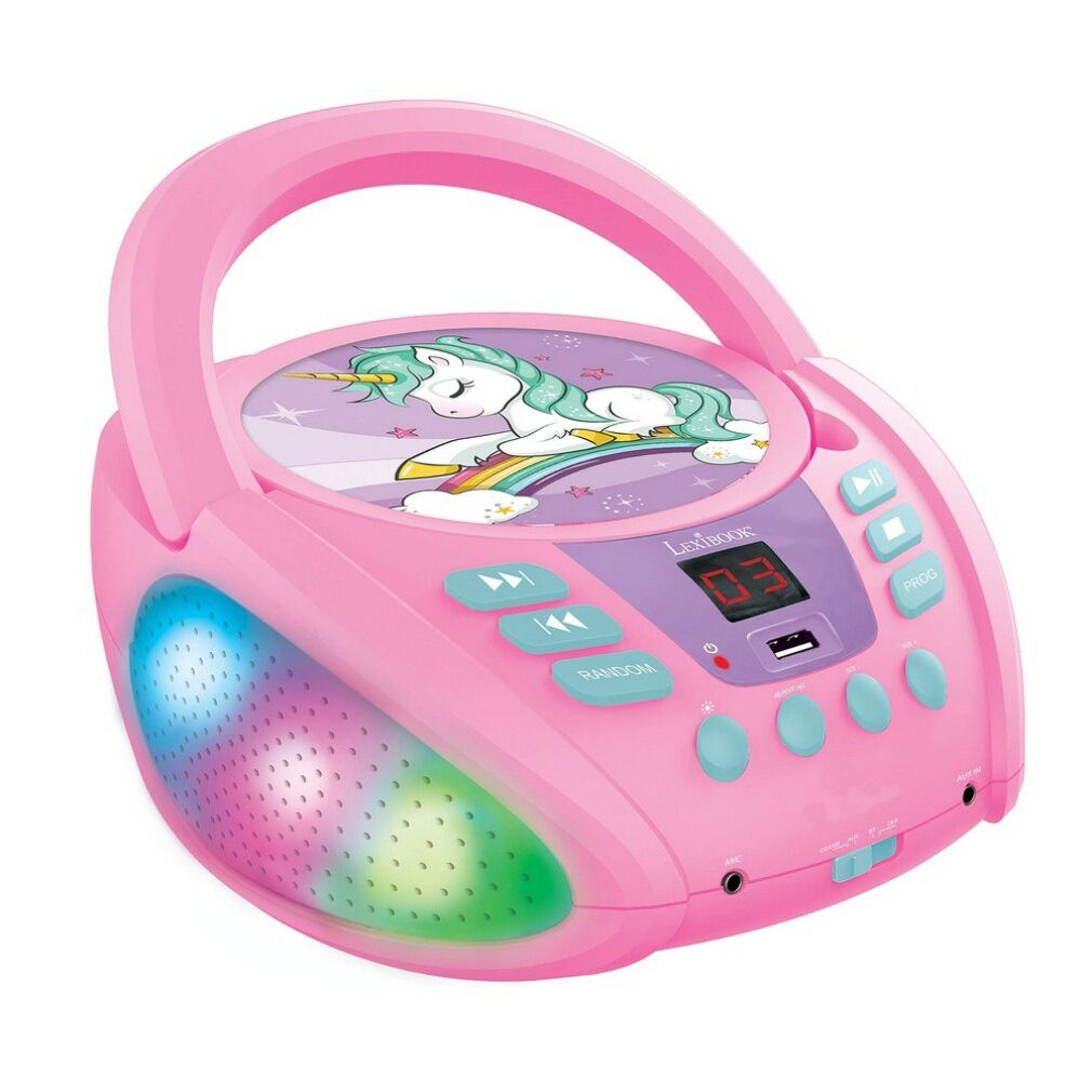 Lexibook® Игрушки-Musikinstrument CD/MP3 Player Lexibook Bluetooth Rosa Für Kinder Einhorn