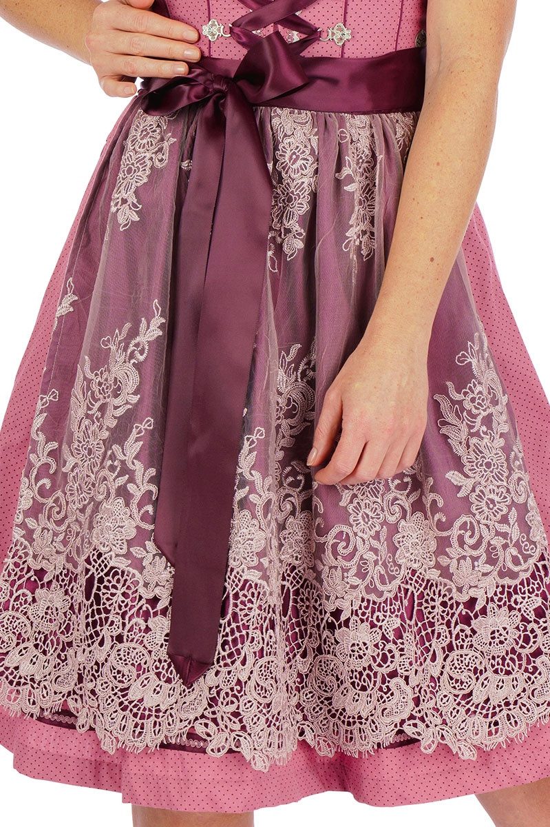 MarJo Dirndl Midi Dirndl 2tlg. - LIA - beerenrosa/brombeer/rosé
