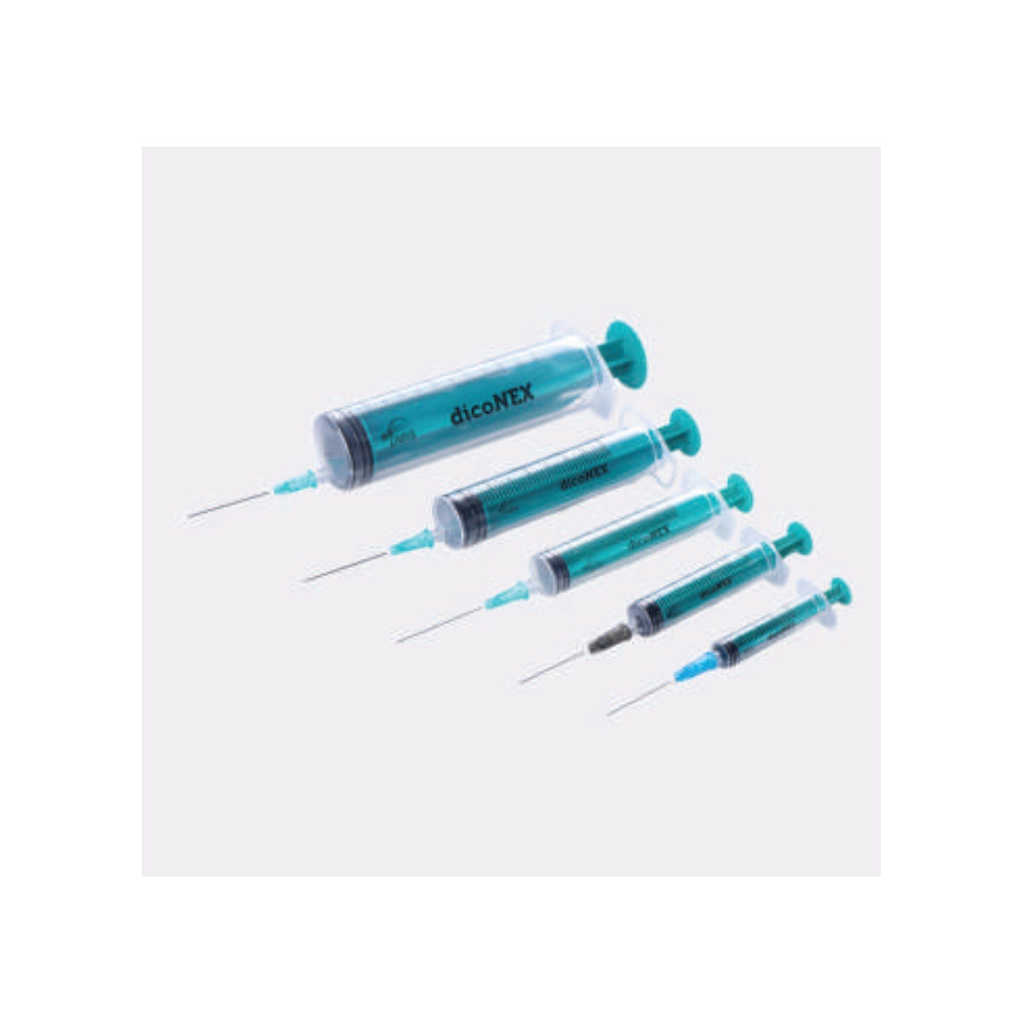 Zarys Absaugspritze 50 x Zarys dicoNEX SN Einwegspritze 10 ml Spritze mit Kanüle, (Spar-Set, 50-St), abnehmbare Kanüle
