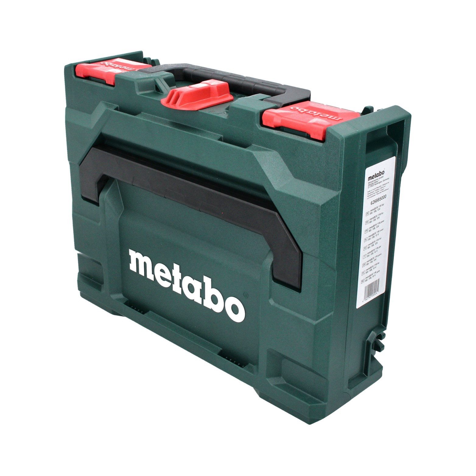 metabo Werkzeugkoffer metaBOX 118 (626885000) System Werkzeug Koffer aus Kunststoff Stape