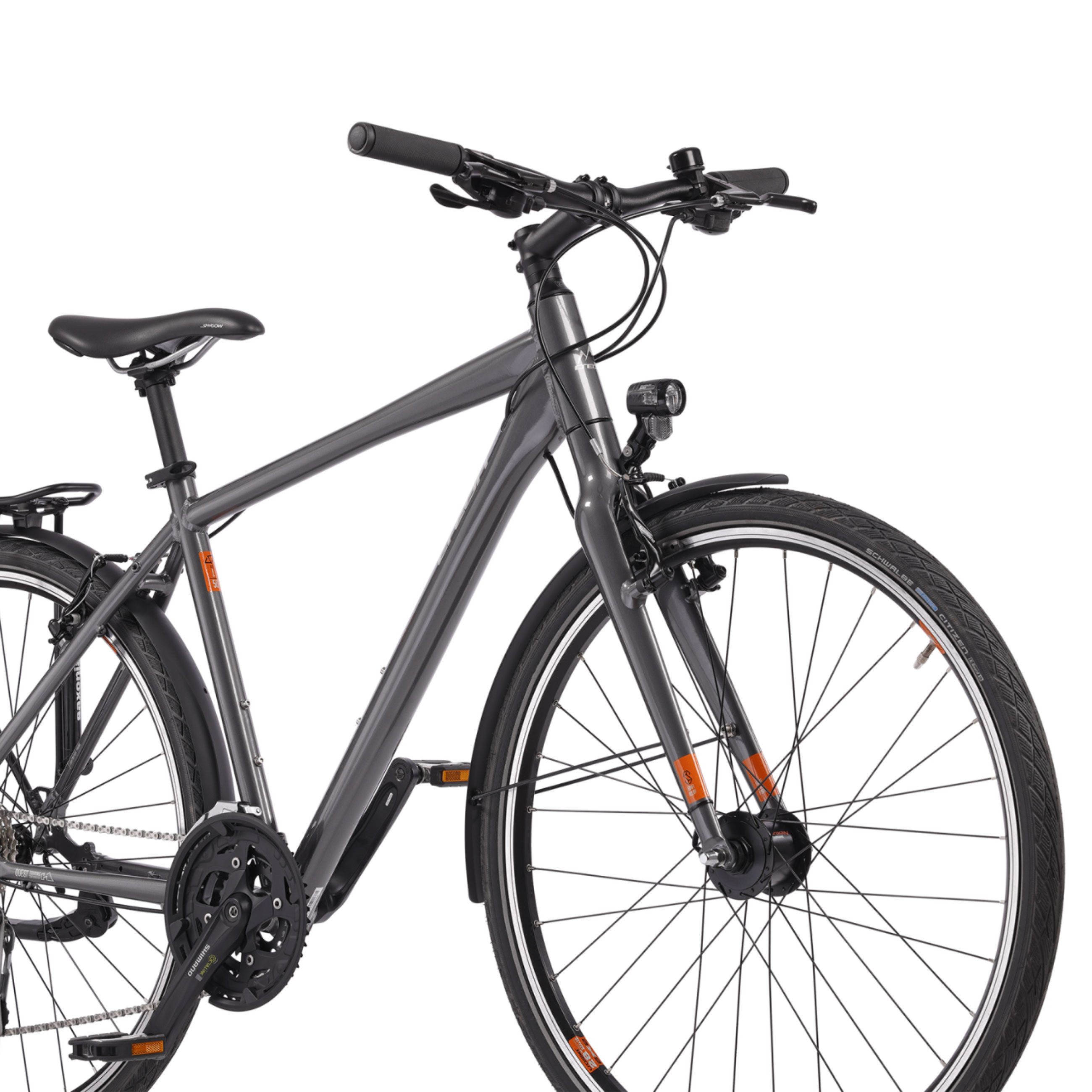 Airtracks Trekkingrad 28 Zoll Herren Trekking Fahrrad QUEST VB Bike Shimano 24 Gang, 24 Gang, Kettenschaltung, (SHIMANO ALIVIO RD-T4000 SGSL), Schwarz - Rahmenhöhen 50 cm 55 cm 60 cm » Modeljahr 2026