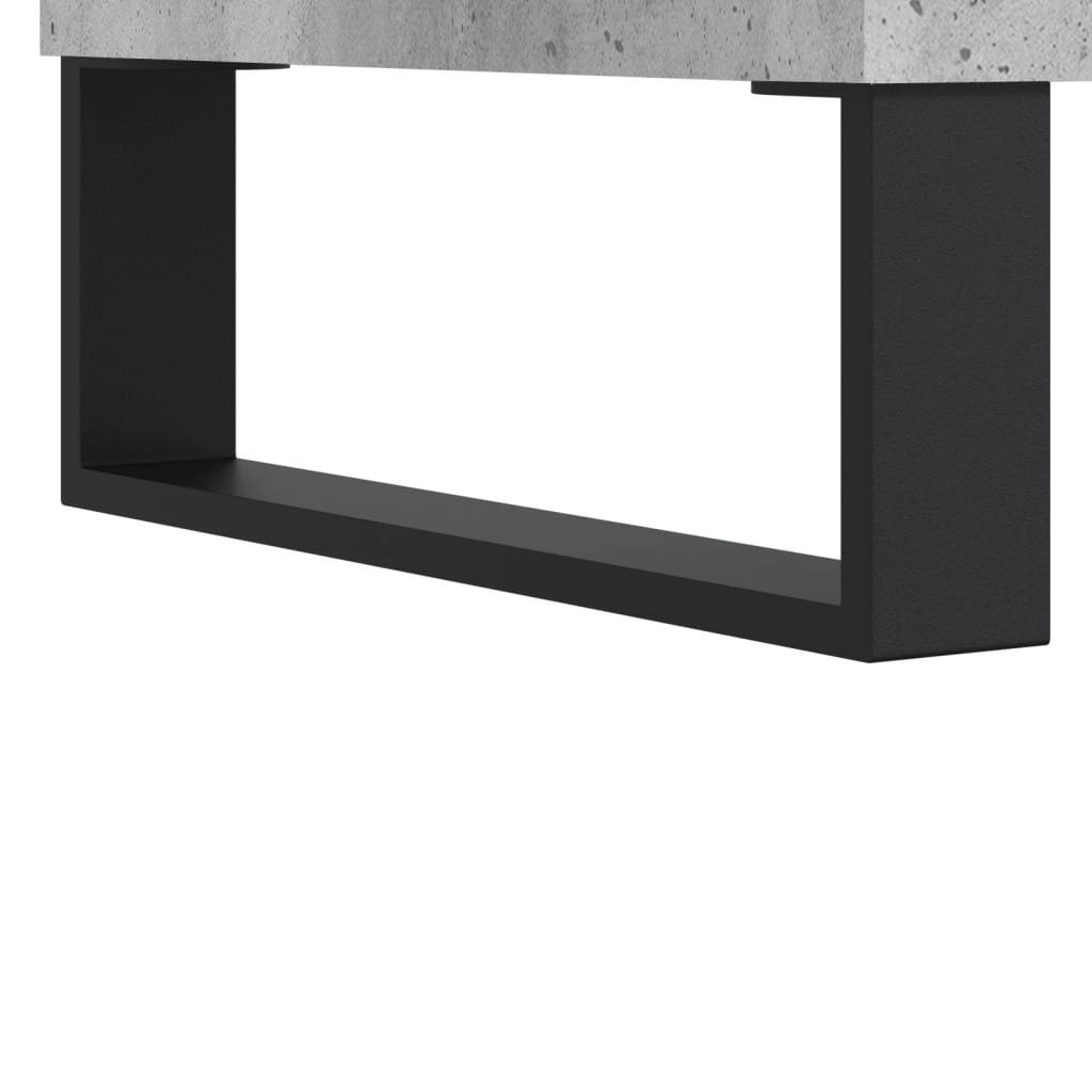 furnicato Schreibtisch Betongrau cm Holzwerkstoff 140x50x75