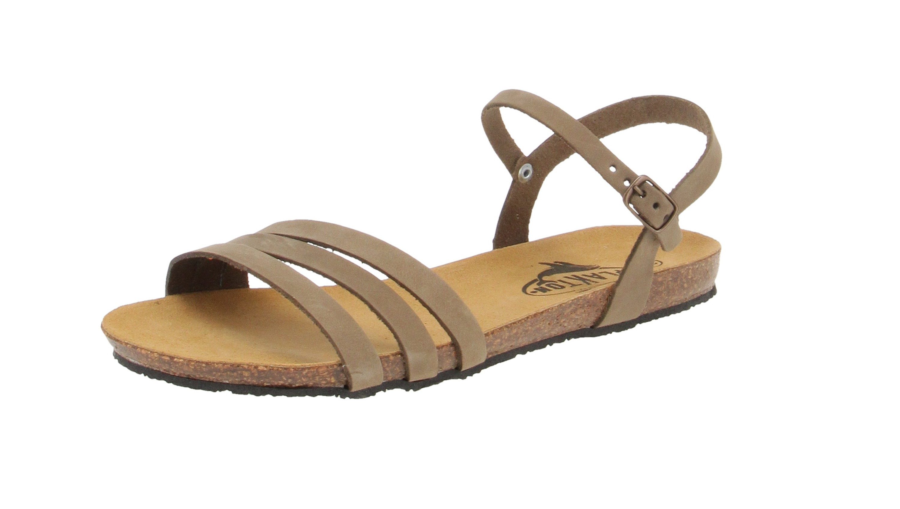 Plakton 575080 Mam Alou Nobuck-Kaki-38 Sandale günstig online kaufen