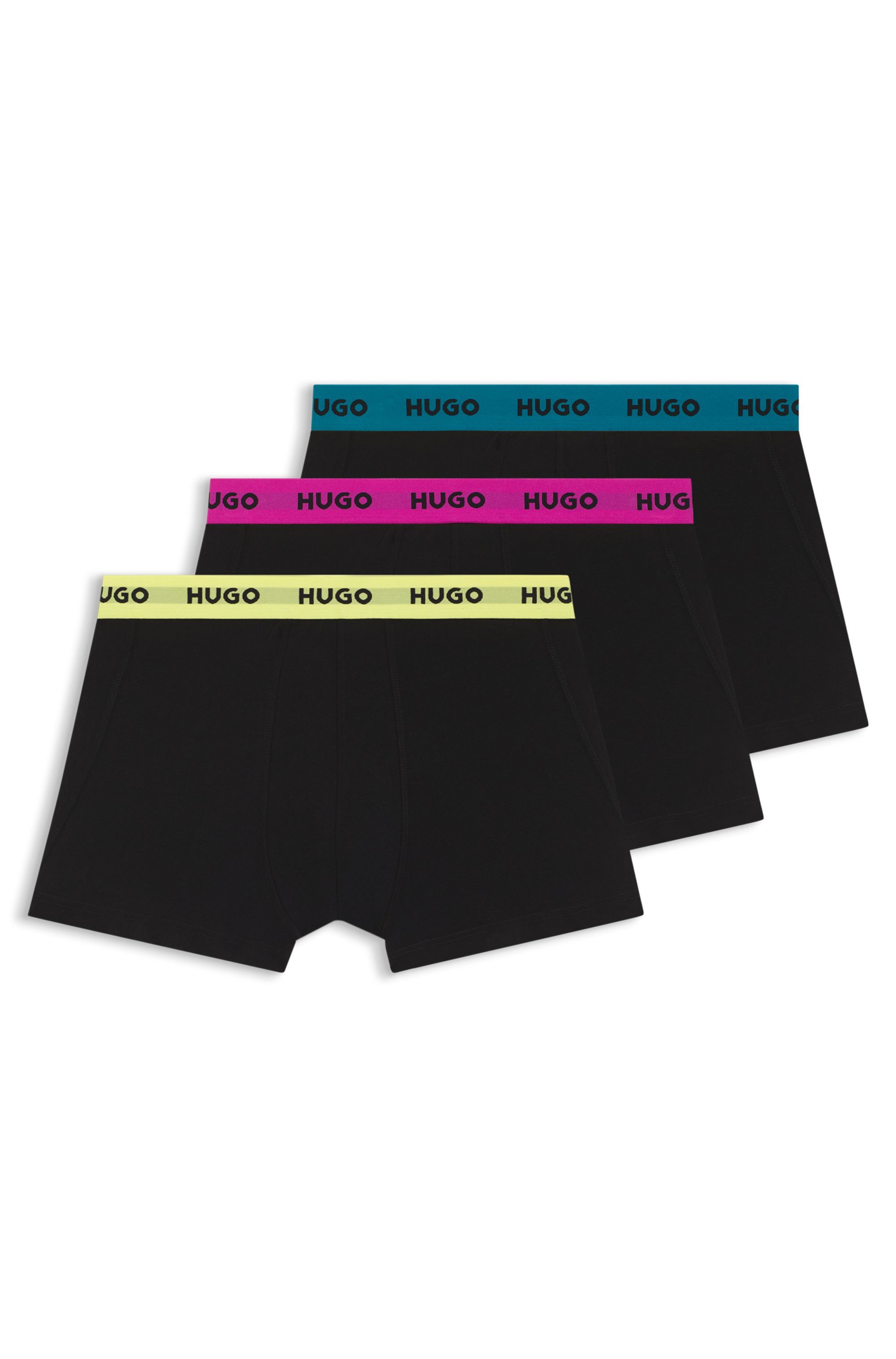 HUGO Trunk TRUNK TRIPLET PACK (Packung, 3-St) mit Logoschriftzug auf dem Bund