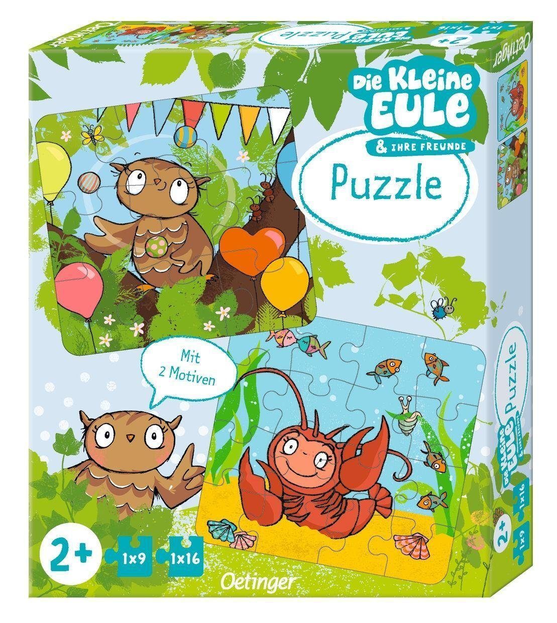 Oetinger Puzzle kleine Puzzleteile Eule. 16 Die Puzzle