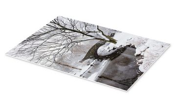Posterlounge Forex-Bild Editors Choice, Winter in New York, Wohnzimmer Fotografie