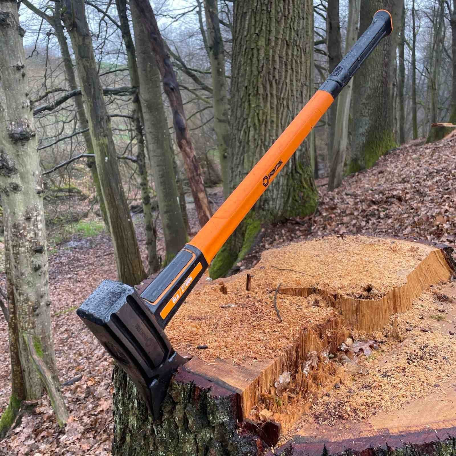 2in1 Vorschlaghammer FRONTTOOL - Hammer 85cm und Spaltaxt Fronttool Spalthammer