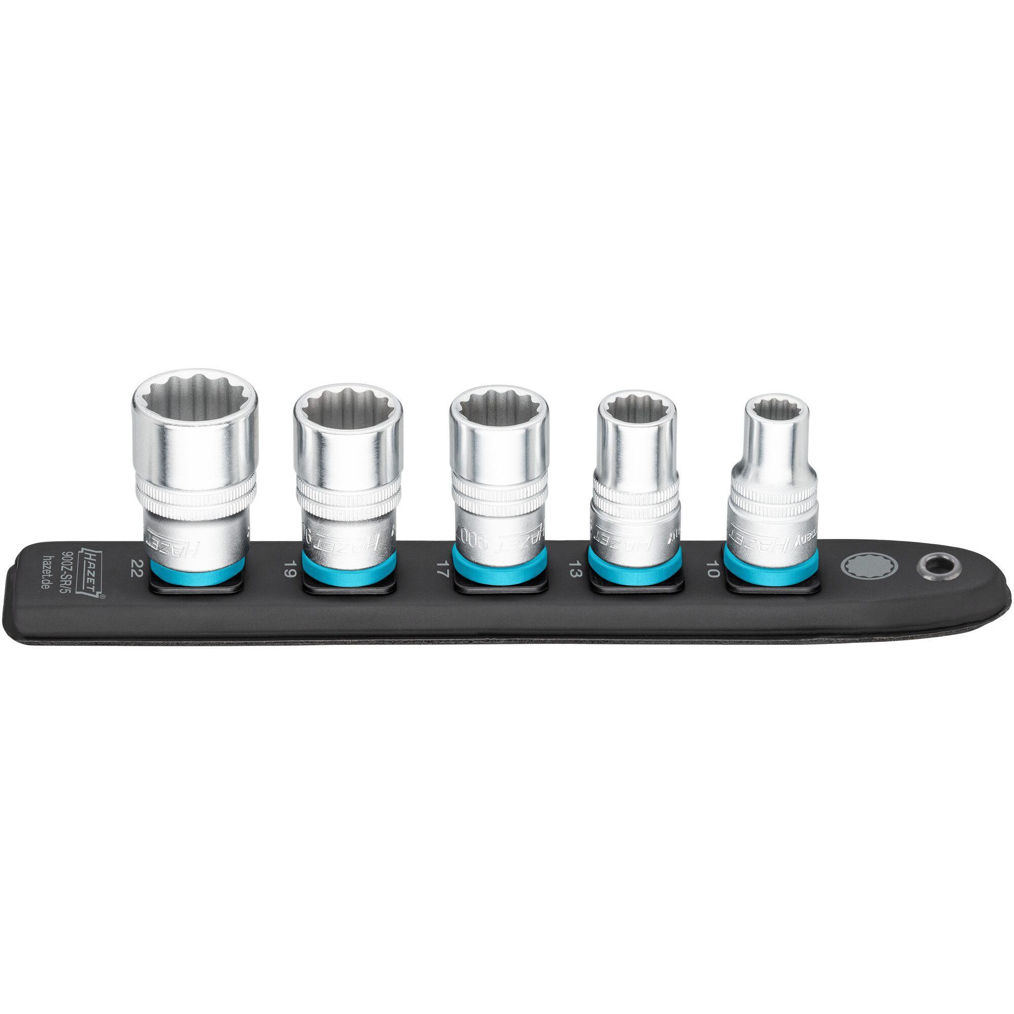 HAZET Steckschlüssel Hazet Steckschlüssel-Satz 900Z, 1/2", 25-teilig