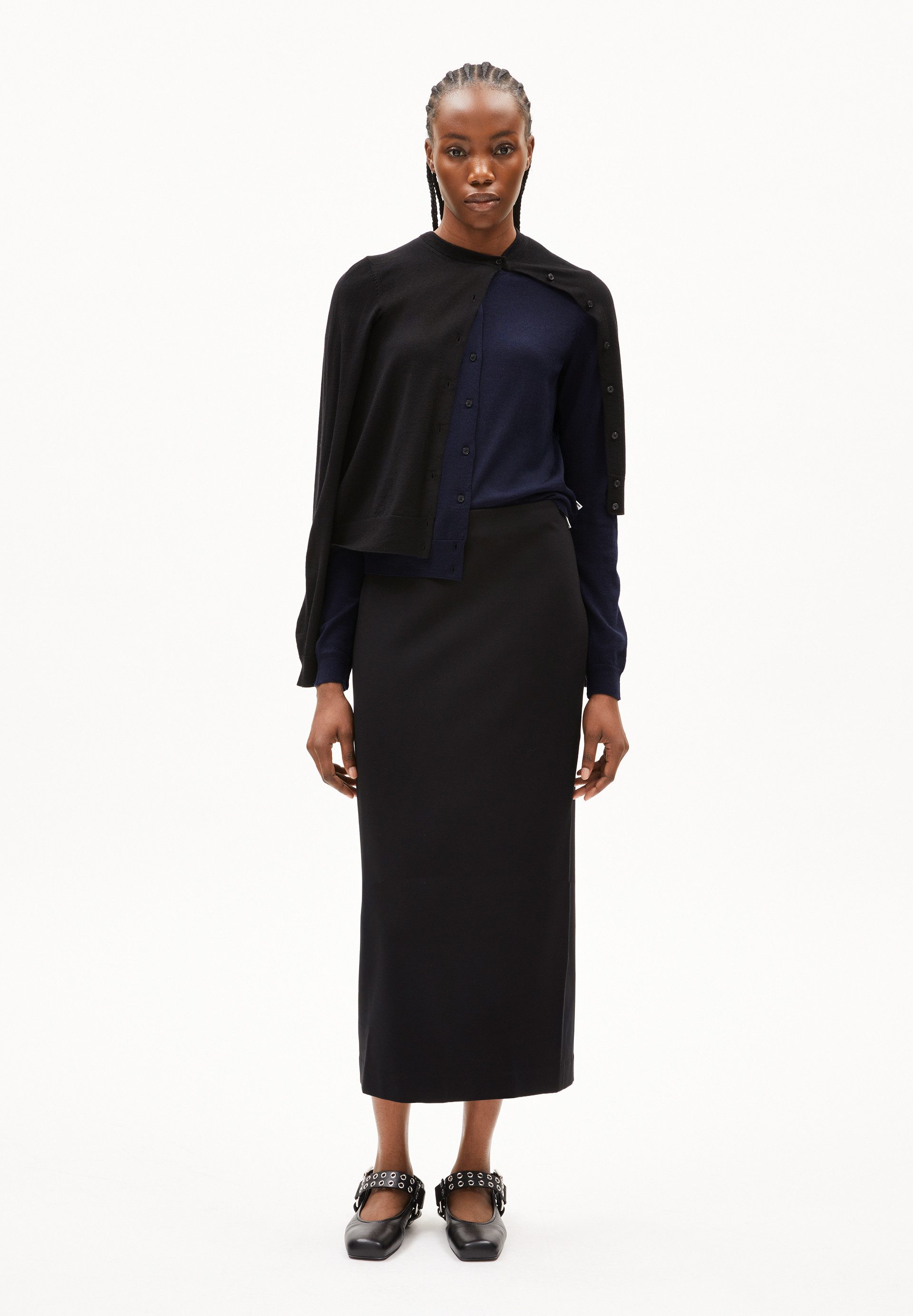 Armedangels Jerseyrock PATINAA (Slim Fit) Midi