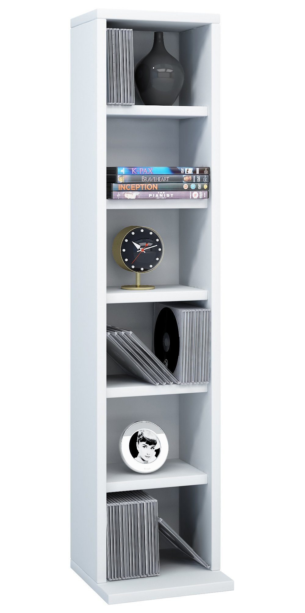 VCM Standregal Holz CD DVD Stand günstig online kaufen