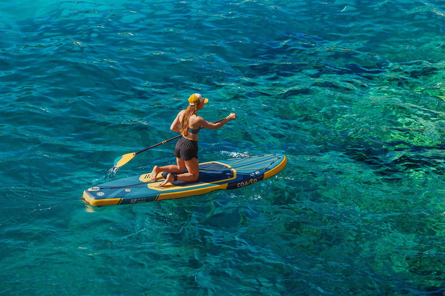 SUP-Board Coasto Flip 10'5 SUP Board faltbar ultraleicht 6,55kg Komplett Set