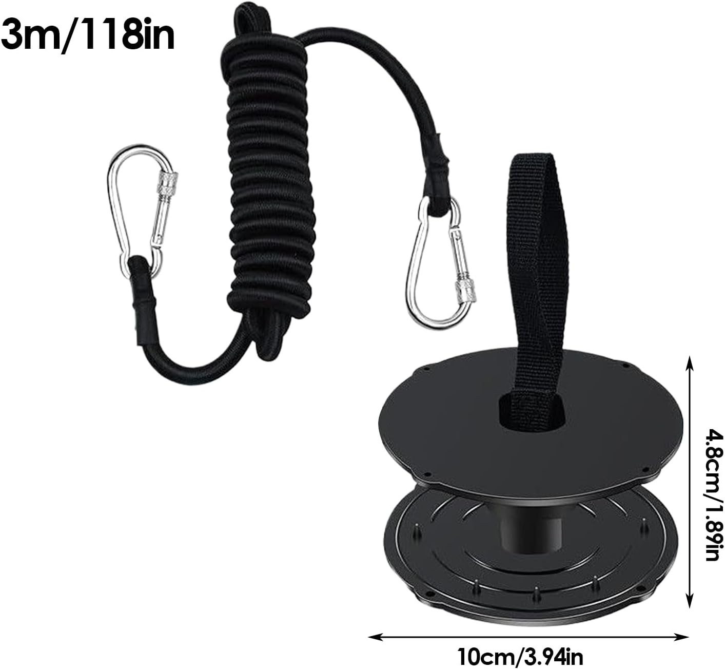 FELIXLEO Garderobenhaken Verankerungsseil für Wasserschaummatte Haken Set Pool Boote Kajaks (1 St)