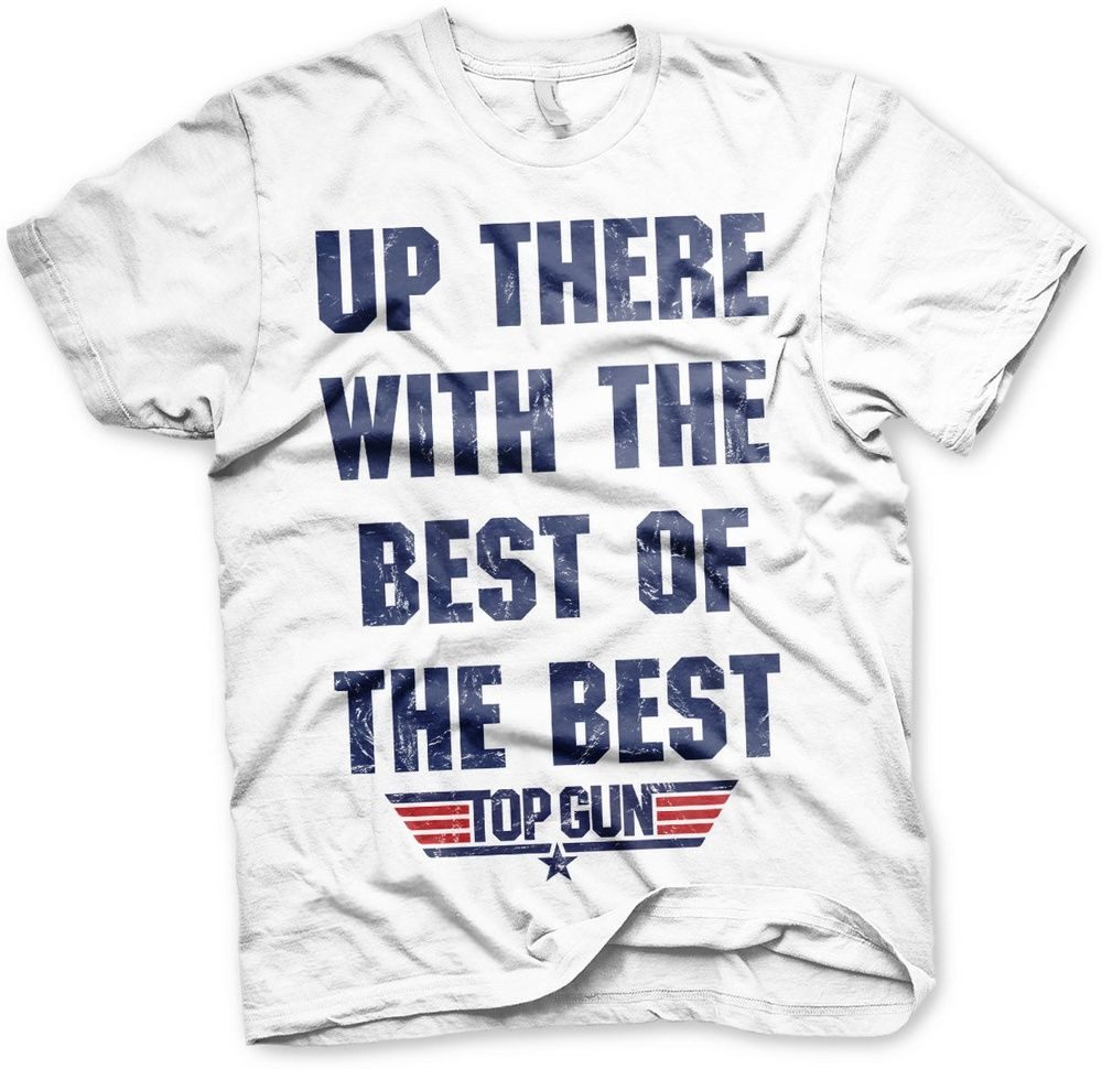 TOP GUN T-Shirt Up There With The Best Of The Best Big Tall T-Shirt