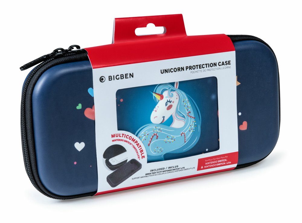 BigBen Nintendo Switch / Switch Lite Tasche Unicorn 3D-Design BB002102  Zubehör Nintendo