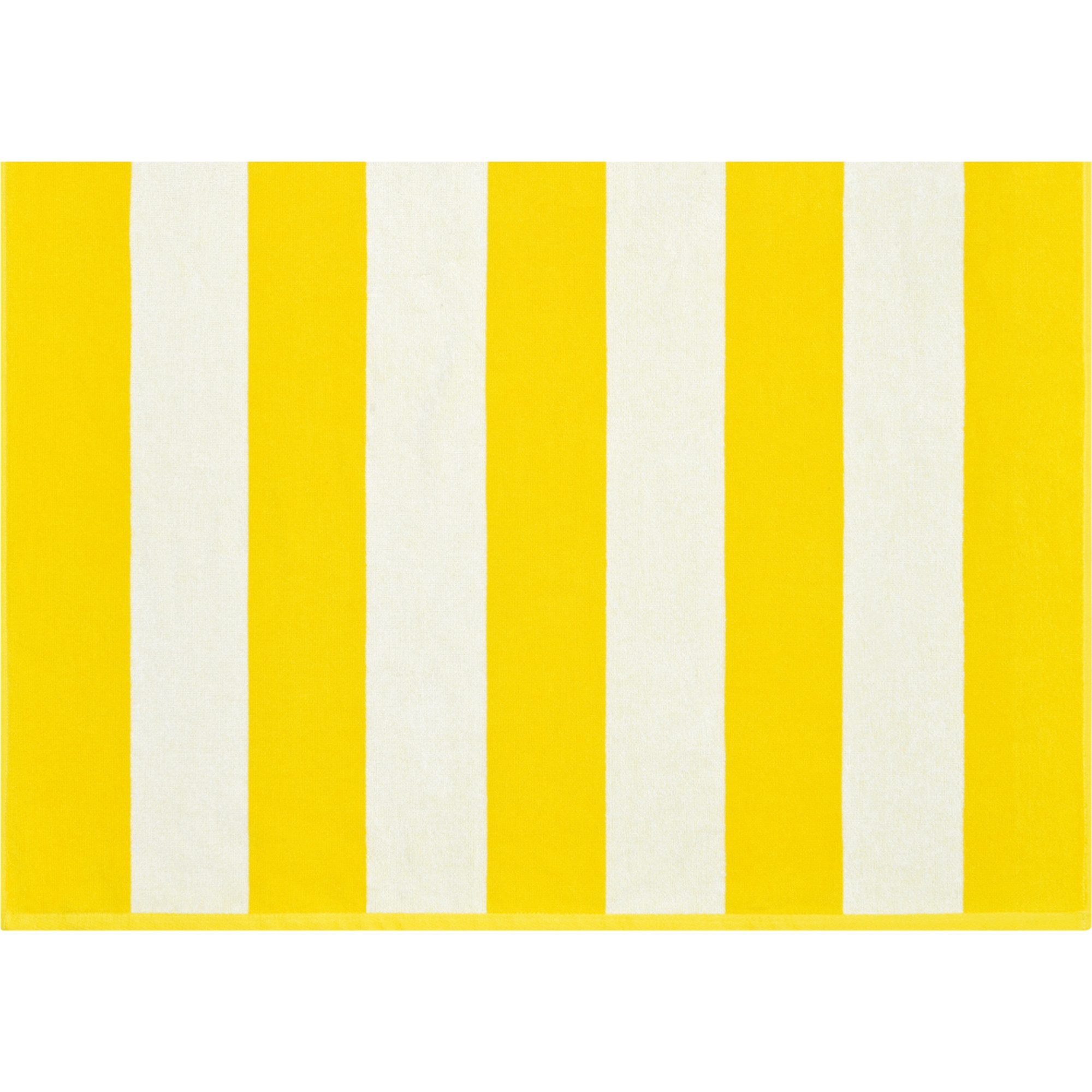 Cawö Home Strandtücher Beach Stripes 5583 Velours, 100% Baumwolle (1-St)