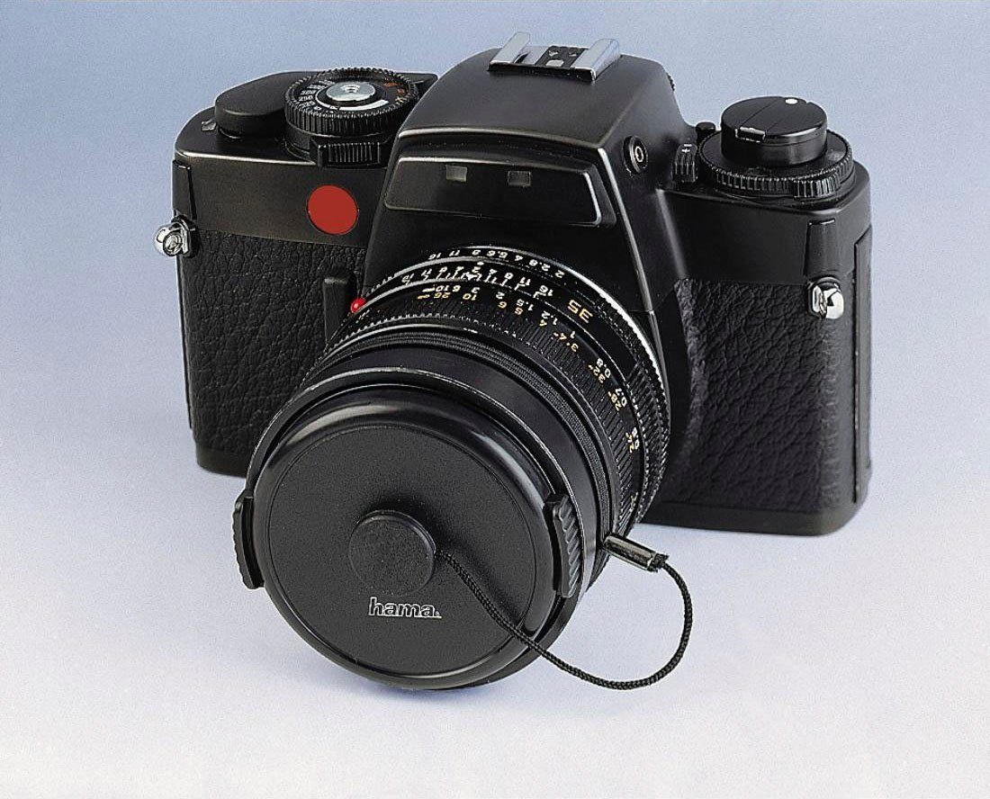 Hama Objektivdeckel Objektivdeckel-Halter mit Gummischlaufe