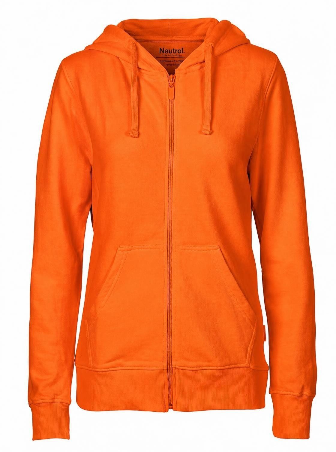 Neutral Kapuzensweatjacke Ladies Zip Hoodie