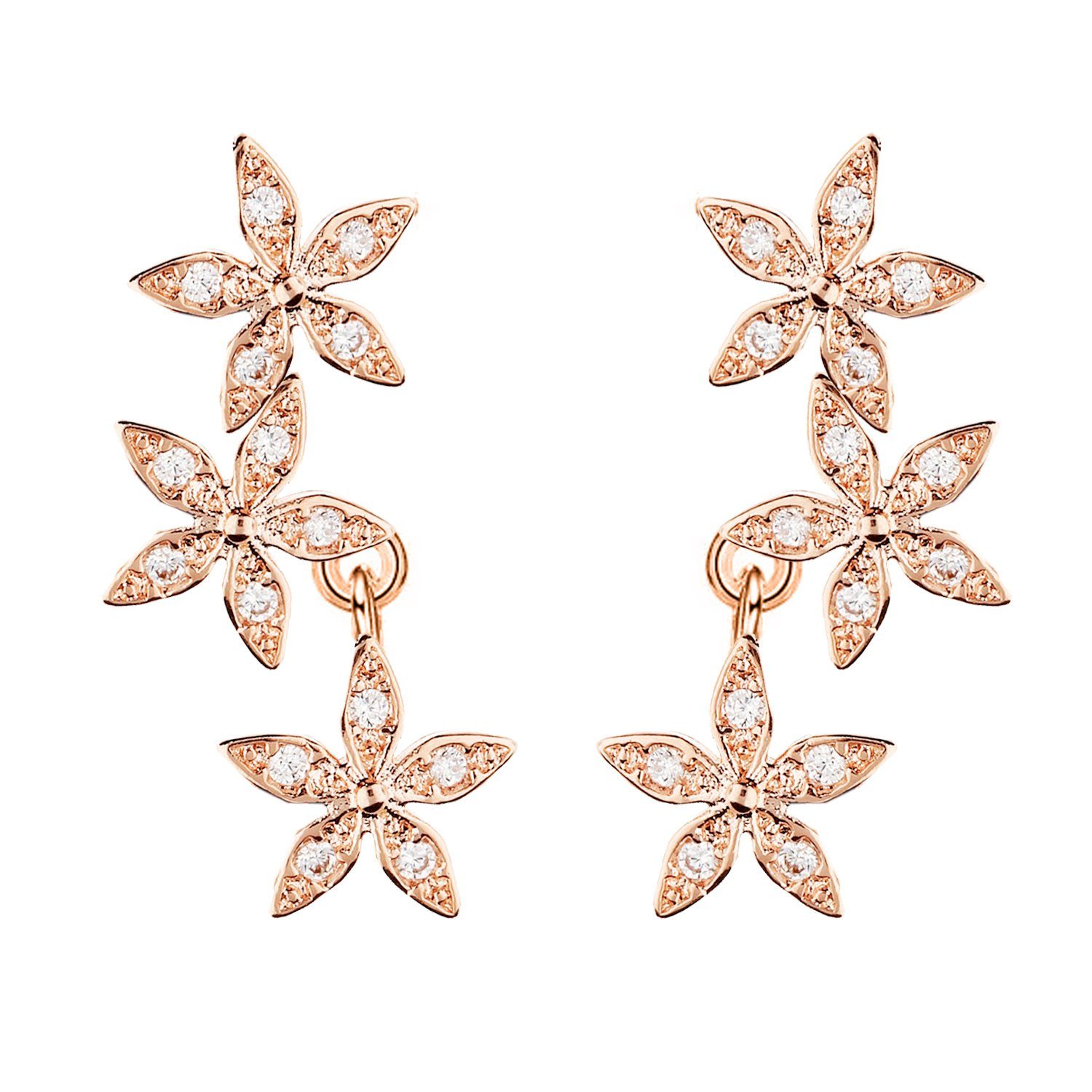 LÖB Paar Ohrstecker 18K Roségold vergoldet günstig online kaufen