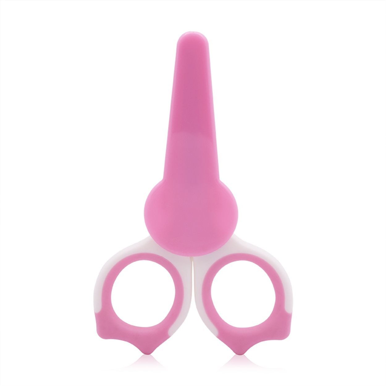 Lorelli Baby-Nagelschere Baby Nagelschere Schutzkappe, (1-tlg), gebogen, Edelstahl, Babyschere, Nagelpflege
