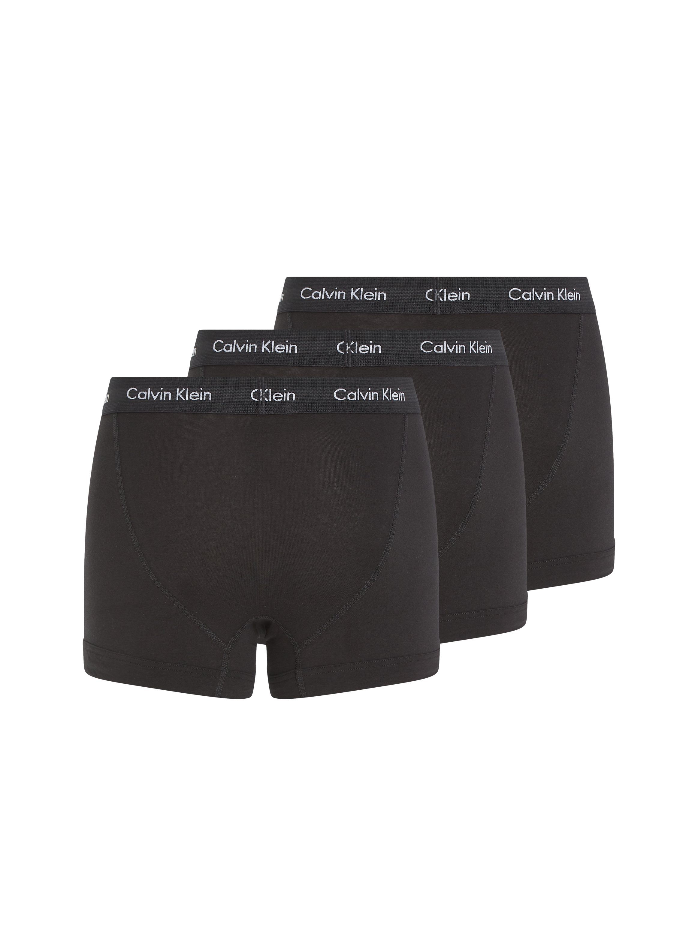 Calvin Klein Underwear Trunk CK Trunk 3PK (3-St) in uni schwarz mit Logoschriftzug – Bild 5 von 5