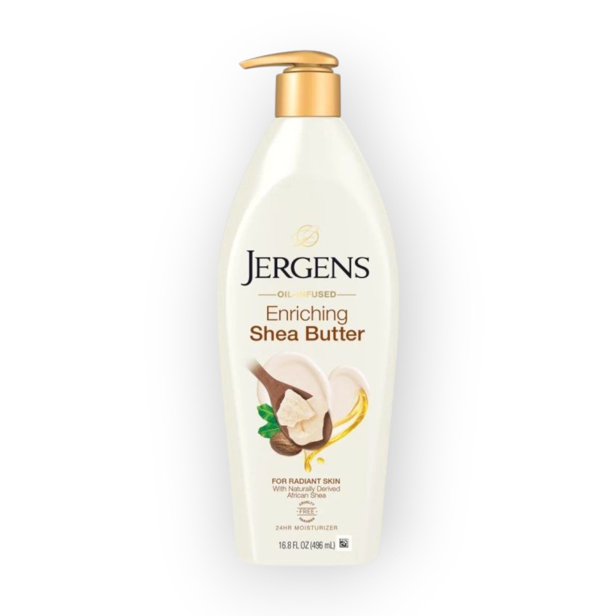 Jergens Körperlotion Jergens Shea Butter Lotion Packung, intensive Feuchtigkeit, verbessert Geschmeidigkeit