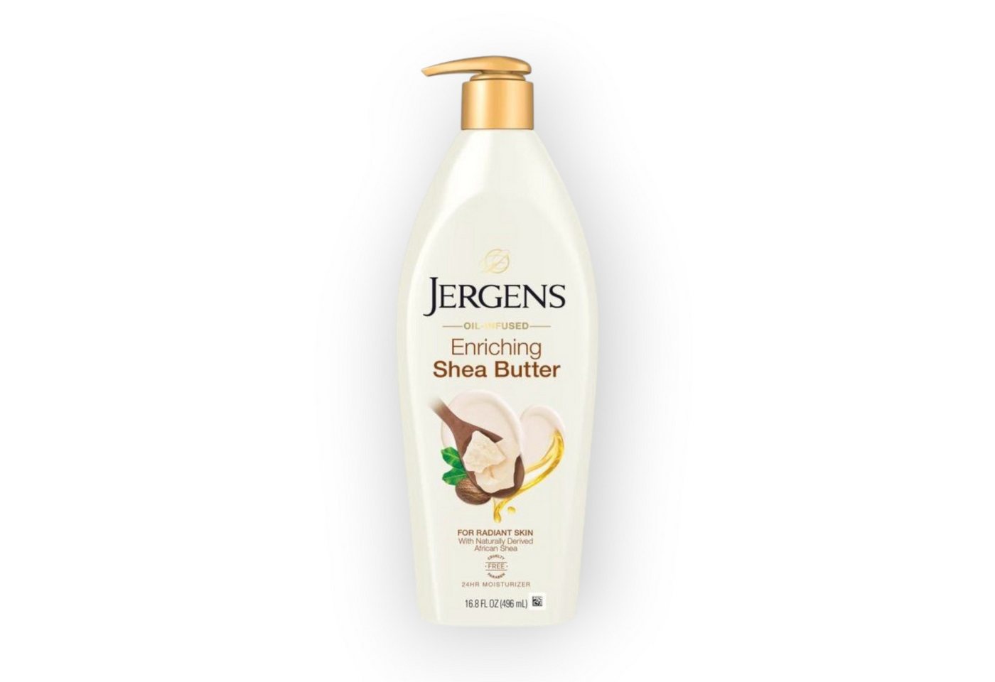 Jergens Körperlotion Jergens Shea Butter Lotion Packung, intensive Feuchtigkeit, verbessert Geschmeidigkeit