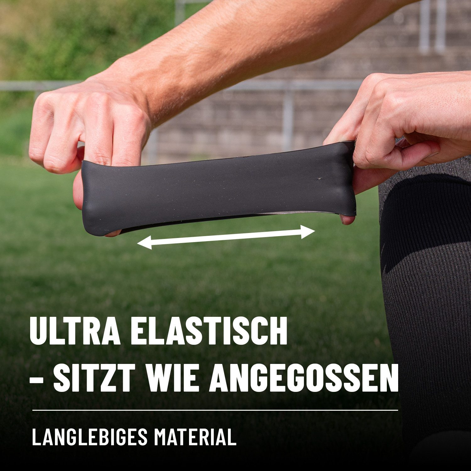 SoPro Schienbeinschonerhalter 2x Fußball Schienbeinschonerhalter, Schienbeinschoner Halter Fussball