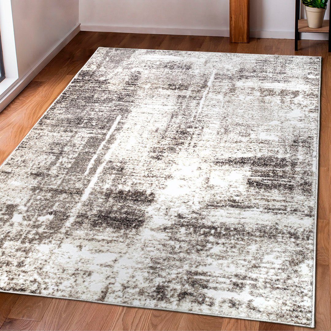 OTTO home Teppich Salsa, rechteckig, Höhe: 9 mm, mit besonders weichem Flor, Kurzflor, im Vintage-Look, dichte Qualität