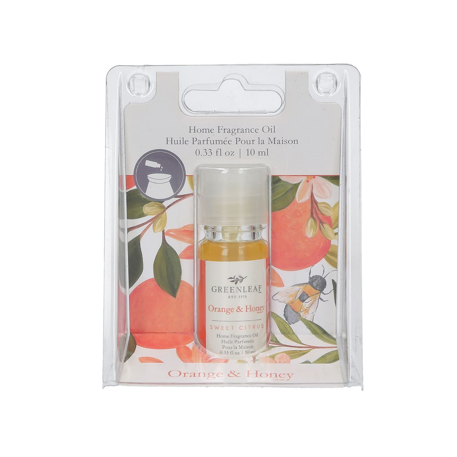 Greenleaf Duftöl Orange & Honey 10 ml (1-St), Duftöl-Essenz Duftkonzentrat für Duftlampe