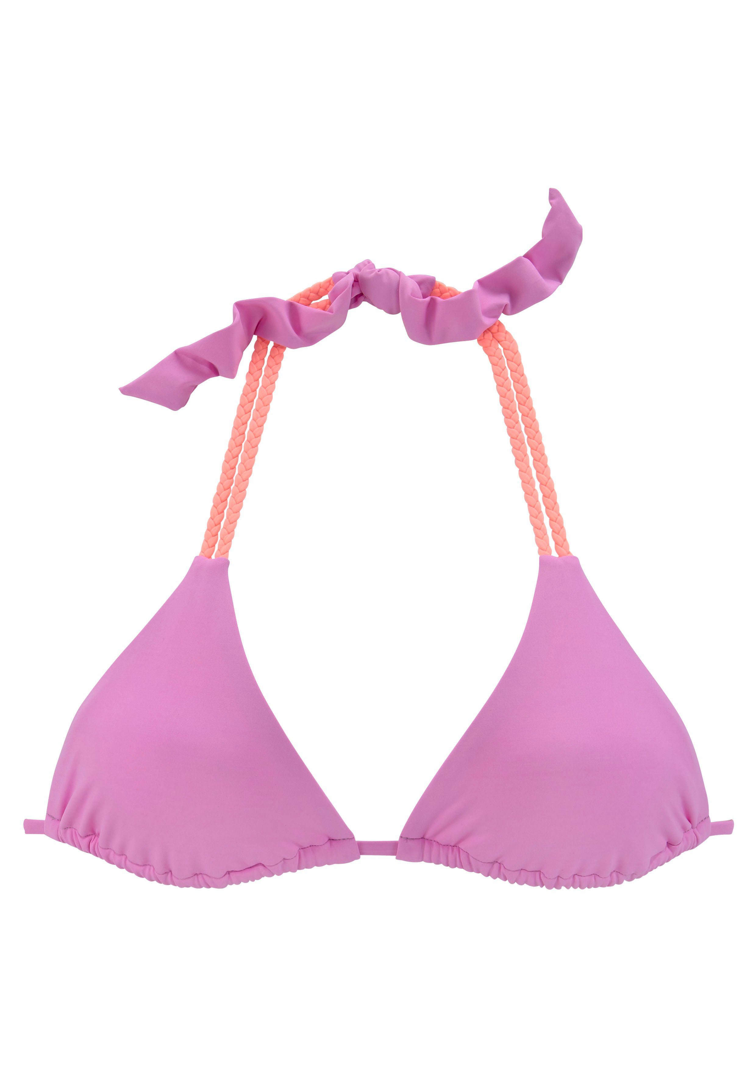 Venice Beach Triangel-Bikini-Top Anna, mit geflochtenen günstig online kaufen
