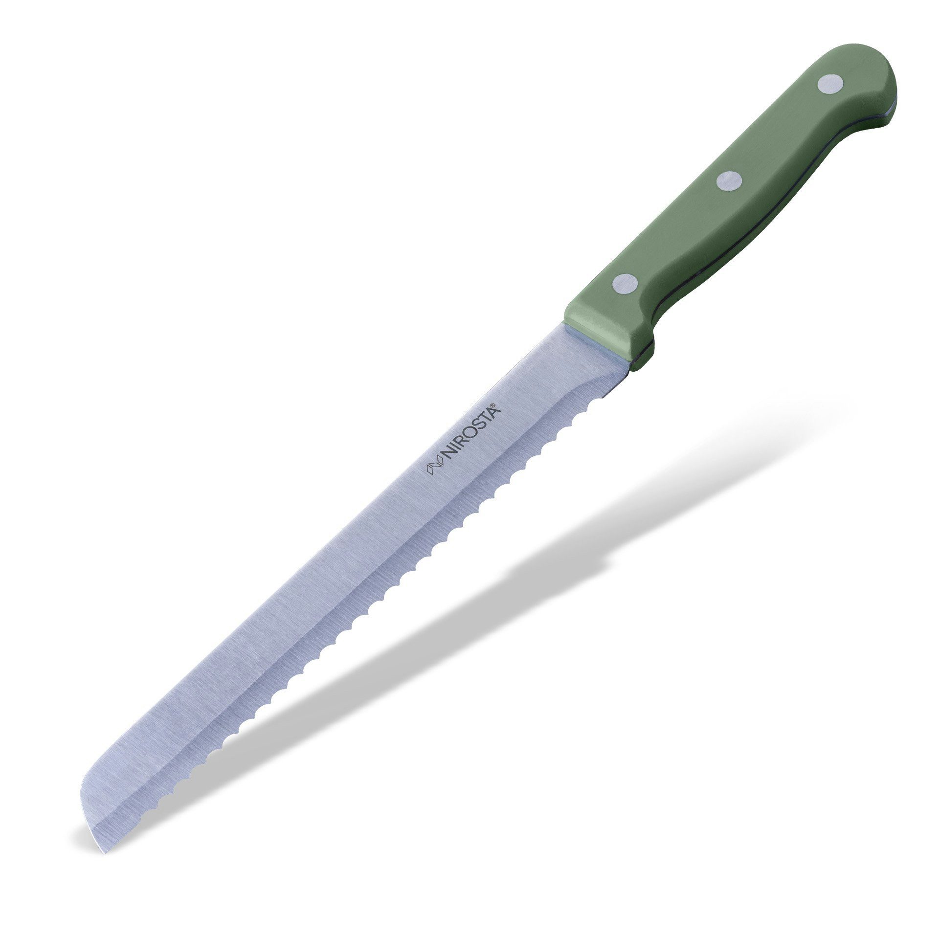 Nirosta Brotmesser Wellenschliffmesser, Edelstahlmesser, Küchenmesser