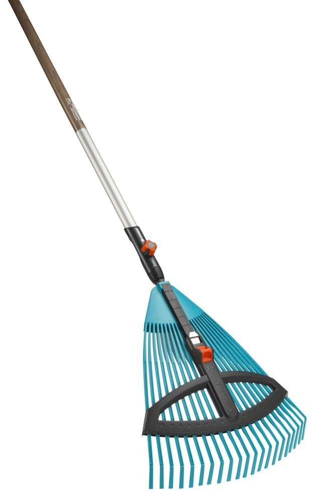 GARDENA Fächerbesen Gardena Verstellbesen combisystem mit Holzstiel 35
