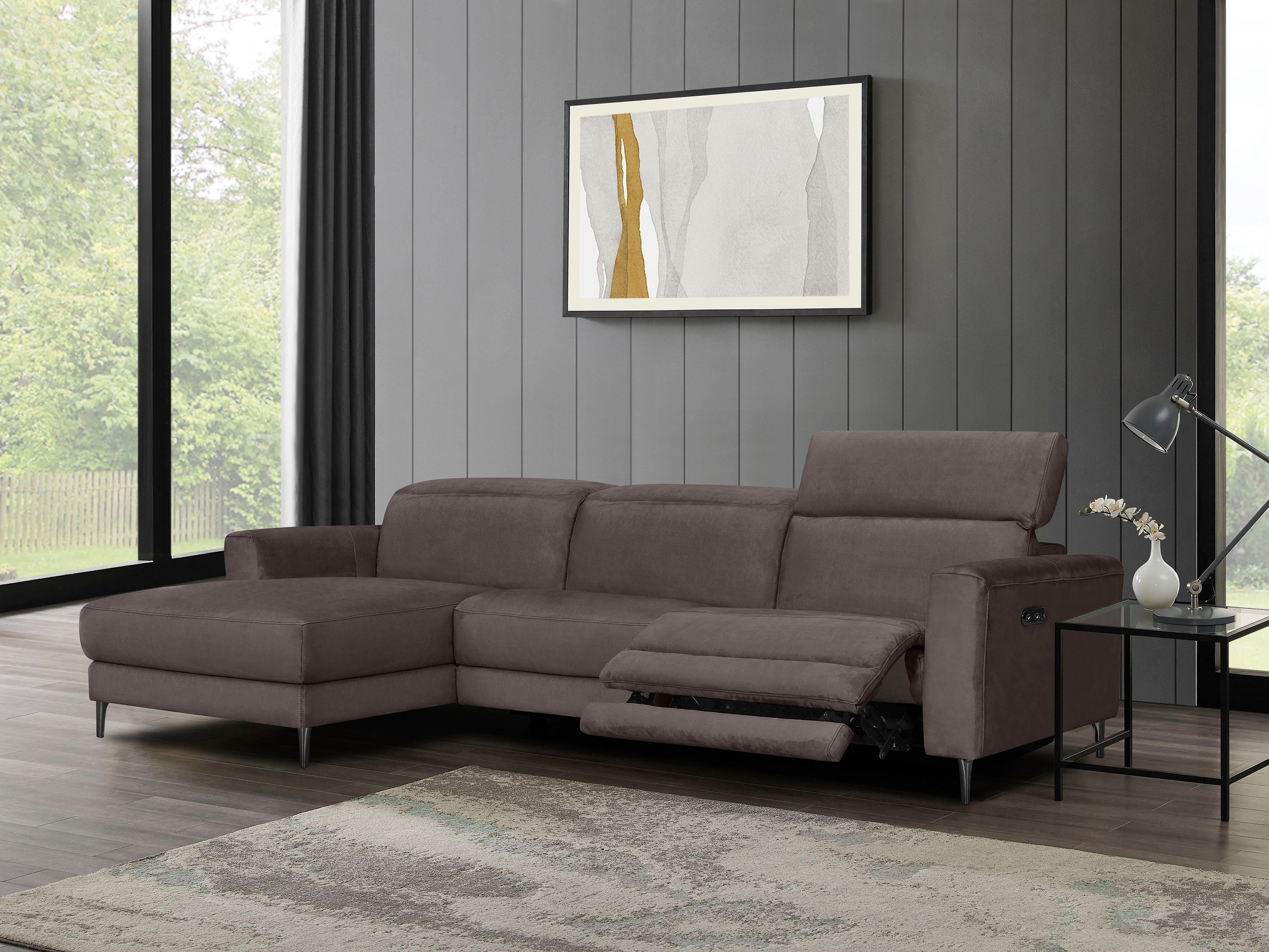 Places of Style Ecksofa »Indiana«, Manuelle Kopfstützenverstellung, USB Anschluß und Elektrische Relaxfunktion online kaufen | OTTO Places of Style Ecksofa »Indiana«, Manuelle Kopfstützenverstellung, USB Anschluß und Elektrische Relaxfunktion online kaufen | OTTO