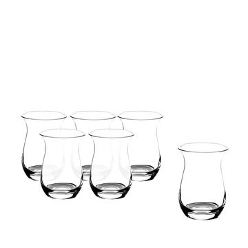 Pasabahce Teeglas 6er Set Türkische Teegläser 175ml Cay Gläser Chai Tee, Glas