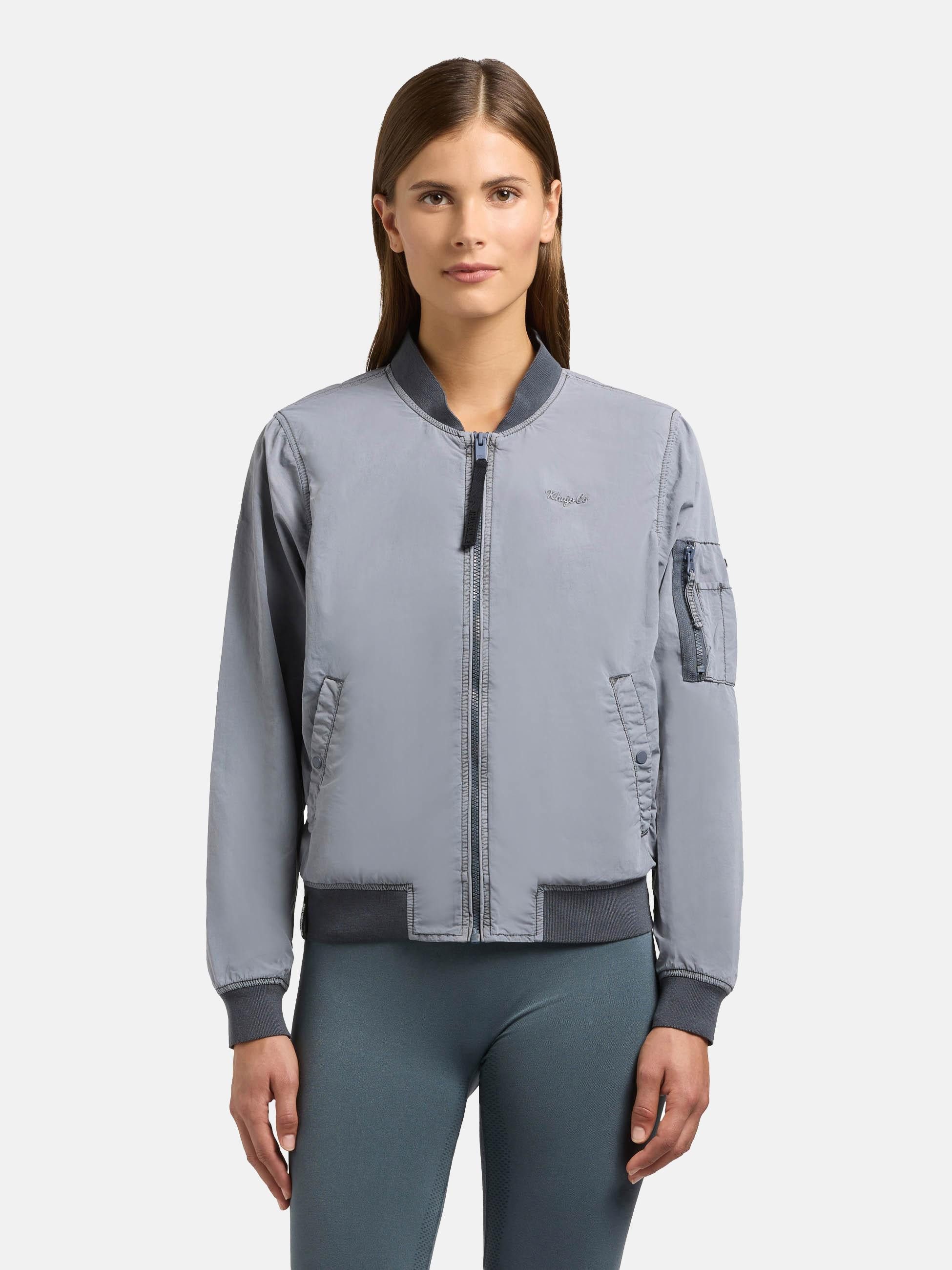 khujo Bomberjacke Denz Matte Damen Übergangsjacke mit Bündchen