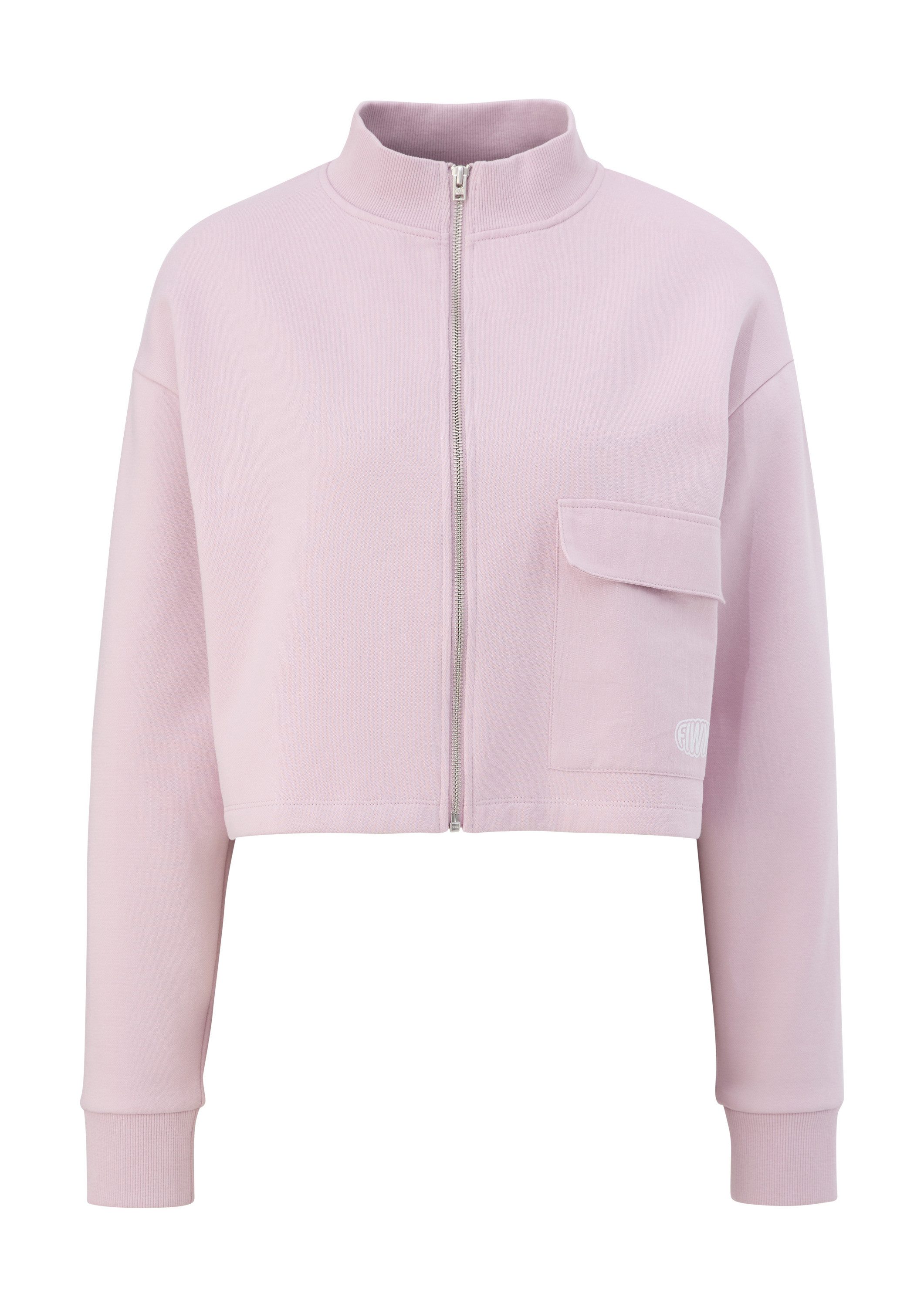 QS Sweatjacke Sweatshirt Jacke Sweatjacke im Boxy Fit günstig online kaufen