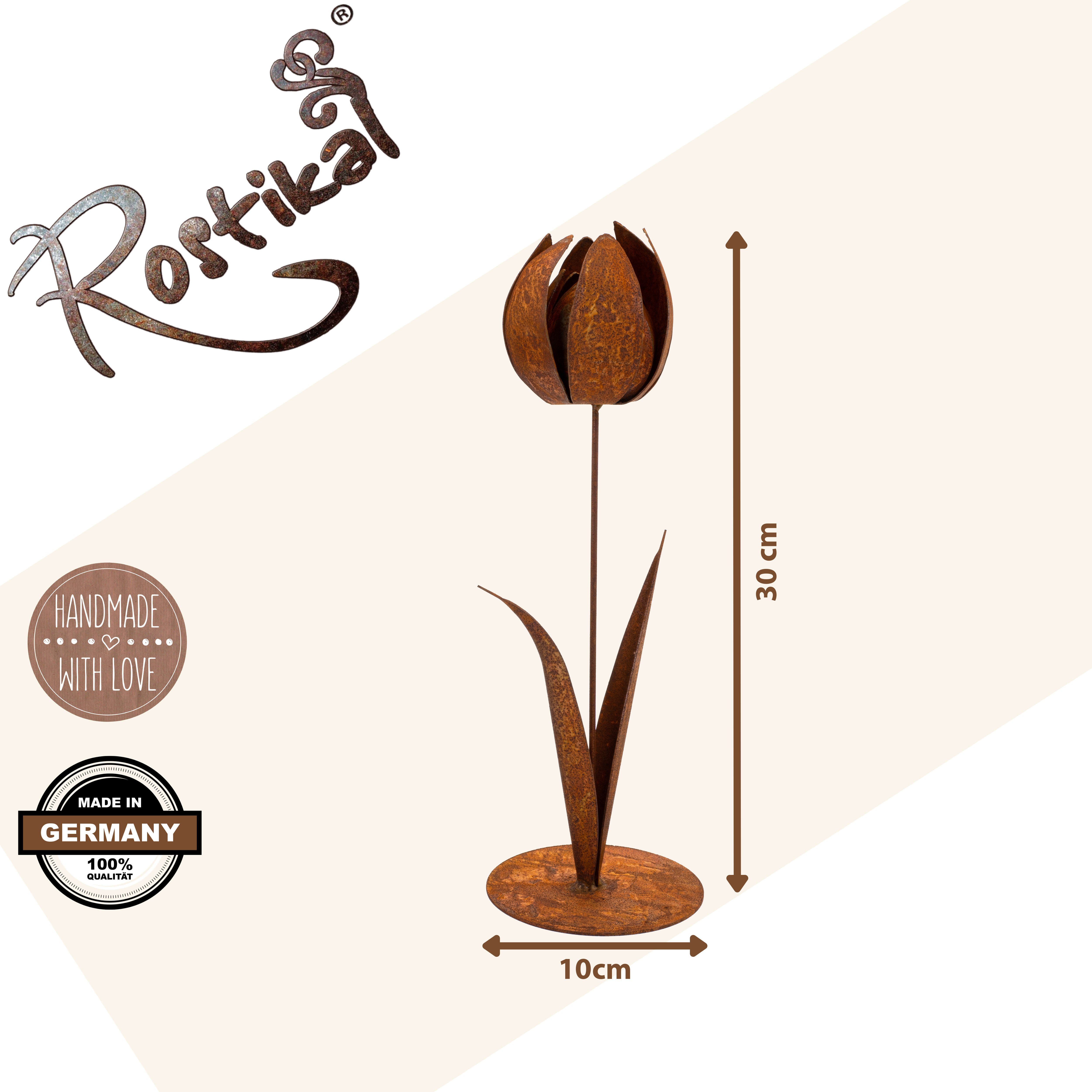 Rostikal Dekofigur Rost Deko Blumen Gartendeko, günstig online kaufen