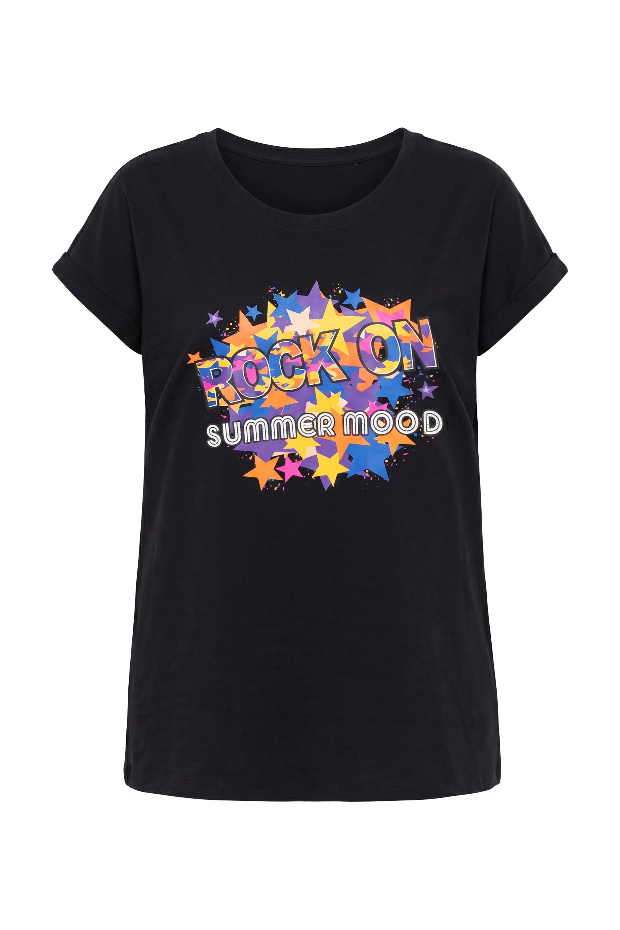 Angel of Style T-Shirt T-Shirt Komfort Fit Sternen-Motiv Halbarm
