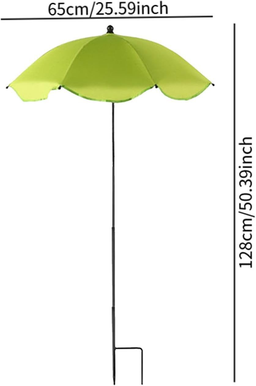 FELIXLEO Sonnenschirm Pflanzenschirm Sonnenschutz Verstellbar UV Beständig Garten – Bild 5 von 5