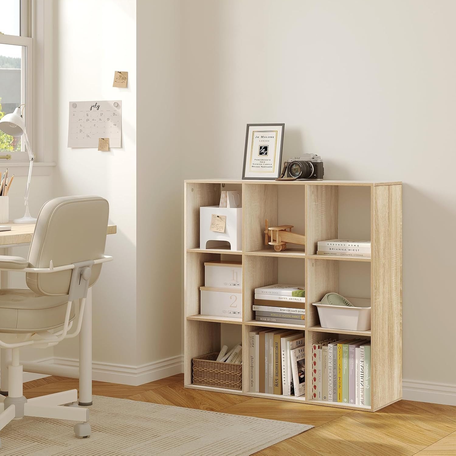 Woltu Bücherregal, Würfelregal mit 9 Fächern, günstig online kaufen