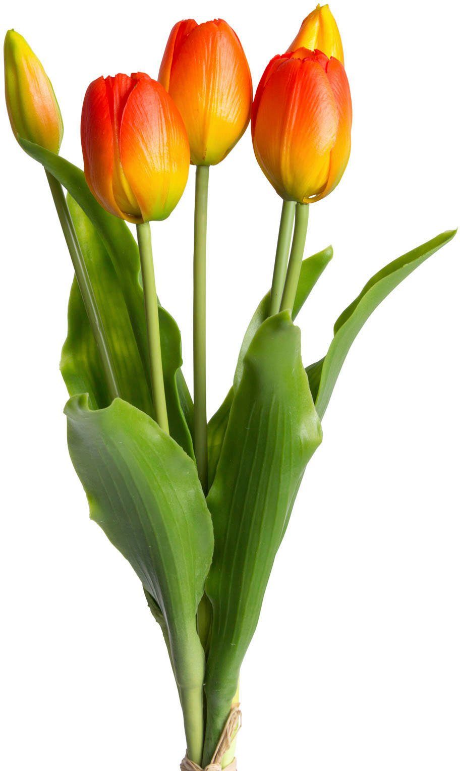 Kunstblume Tulpenbündel Holland real Touch Tulpe, günstig online kaufen