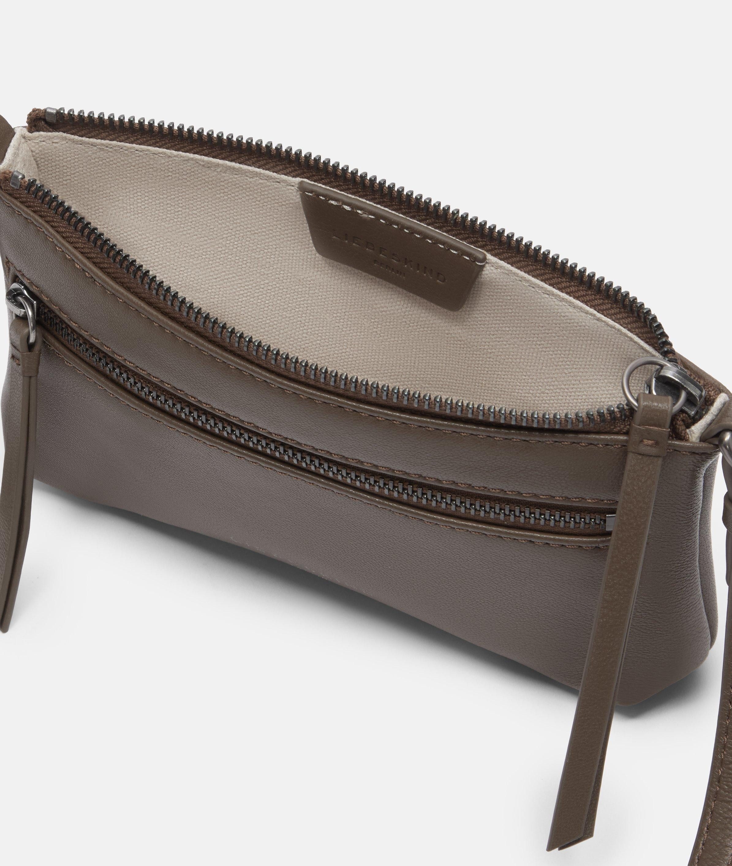 Liebeskind Berlin Umhängetasche Zena Crossbody XS, Kleine Umhängetasche aus Schafsleder