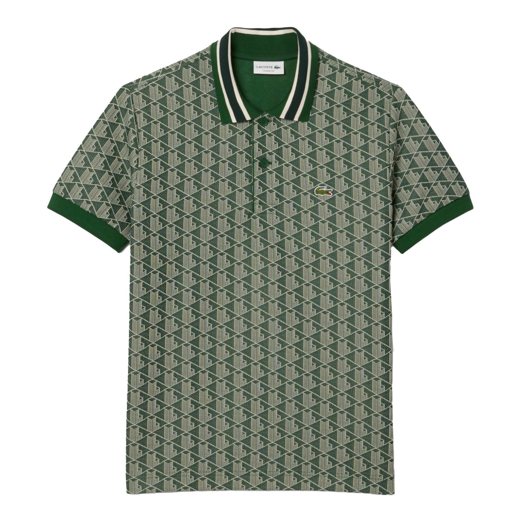 Lacoste Poloshirt Lacoste Classic Fit Monogramm günstig online kaufen
