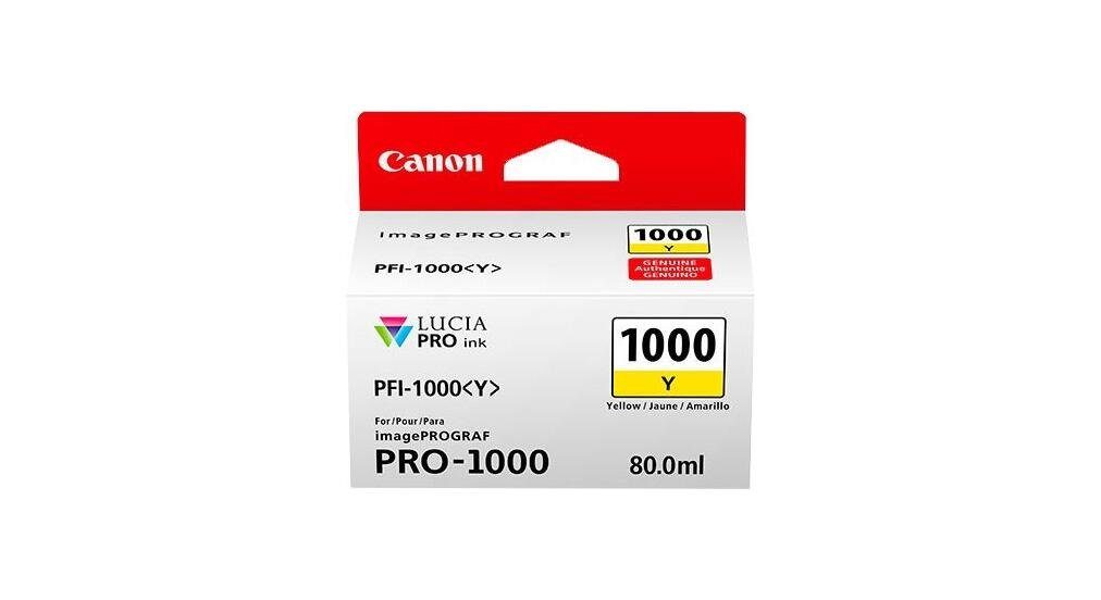 Canon Canon PFI-1000Y Druckerpatrone gelb Tintenpatrone