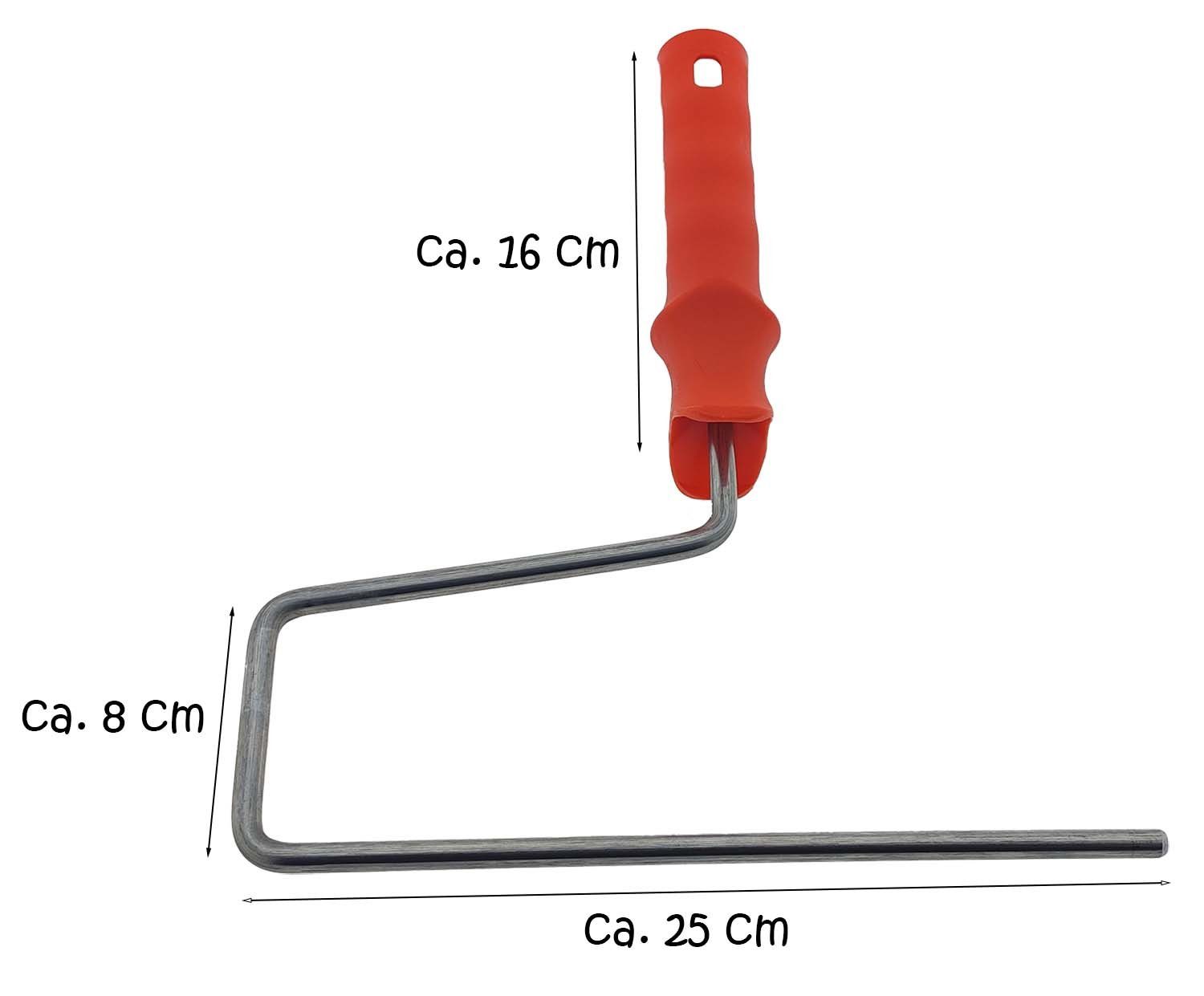 Farbwalze Steckbügel Fassadenwalze cm Maler+ + Microfaserwalze, Malerwalze 25