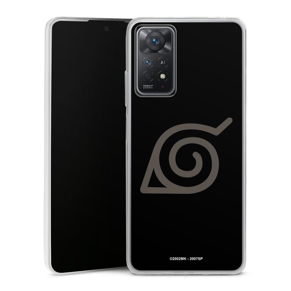 DeinDesign Handyhülle Konoha Logo Naruto Shippuden Konoha, Xiaomi Redmi Note 11 Pro 4G Slim Case Silikon Hülle Ultra Dünn