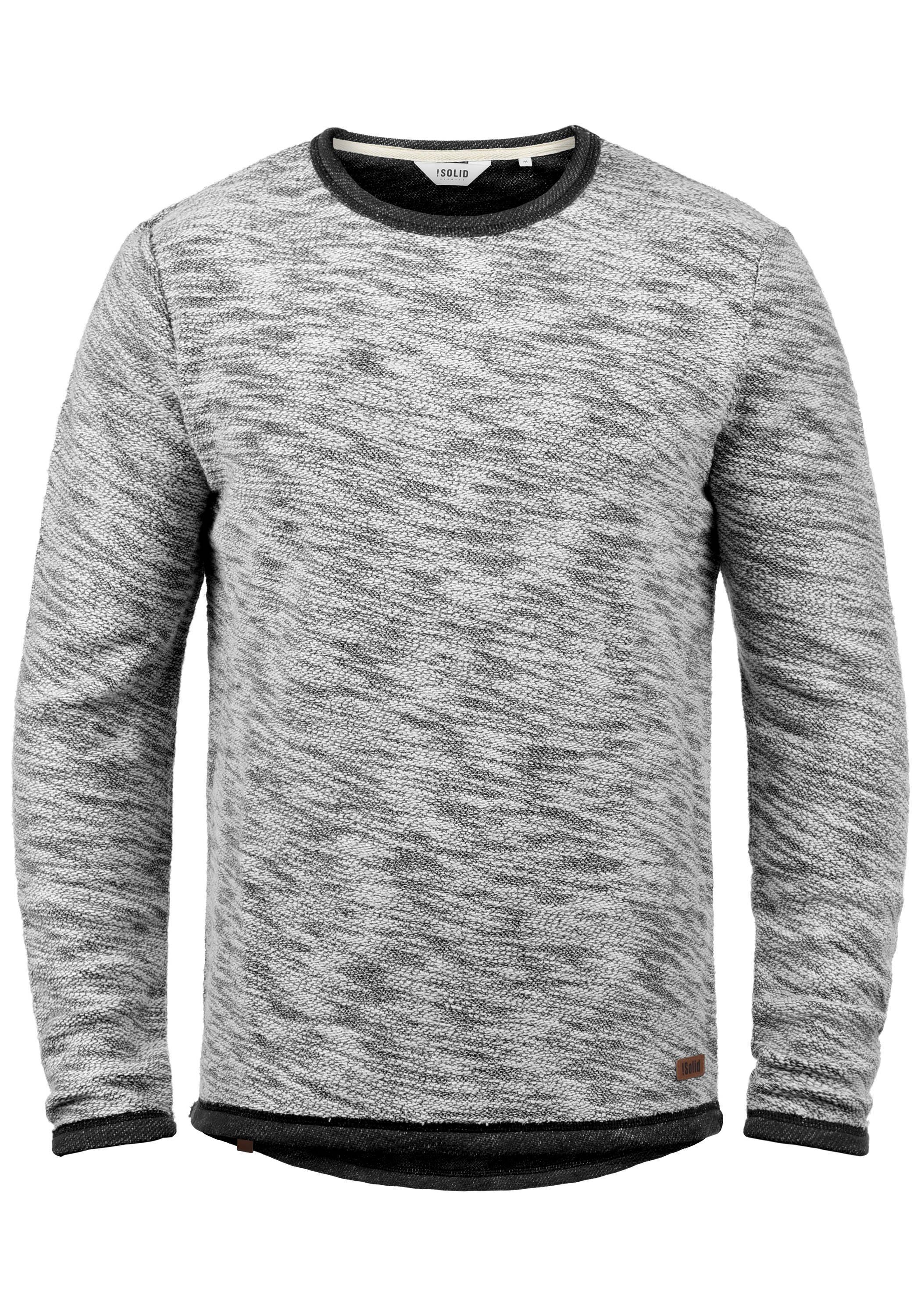 !Solid Sweatshirt SDFlocks Sweatpullover aus Flock-Sweat Material Black (9000)