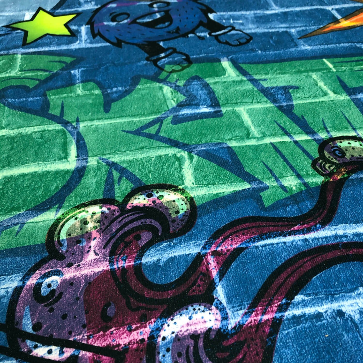 ESPiCO Strandtuch Graffiti, Frottee-Velour (1-St), Skater, Kunst, Sprayer