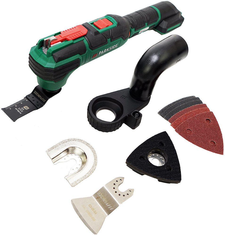 Parkside Akku-Multifunktionswerkzeug 20V Schaber PAMFW 20-Li im Transportkoffer, 20 V, 20 V